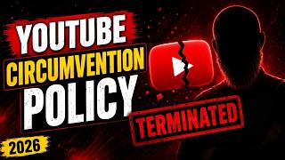 YouTube Circumvention Policy: Channel Terminated Don't Make This Mistake!
