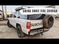 Chevy Suburban SWING AWAY TIRE CARRIER!!! Off-Road Spare Tire Rack | #swingaway #overlanding #4x4