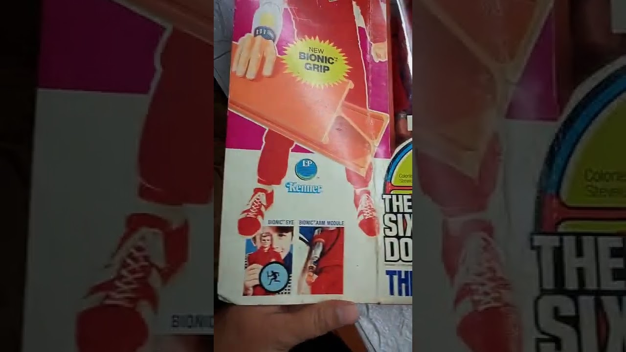 THE SIX MILLION DOLLAR MAN , The Bionic Man Vintage toys figure 1977.