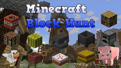 Minecraft minigame Block Hunt challenge part 1