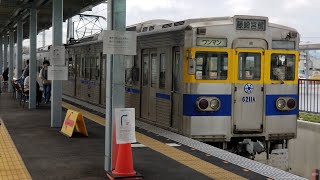 【引退近い？】熊本電鉄 藤崎宮前ー御代志 元都営地下鉄三田線6000形 車窓