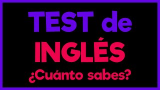 TEST de INGLÉS  Palabras comunes  prueba tu inglés