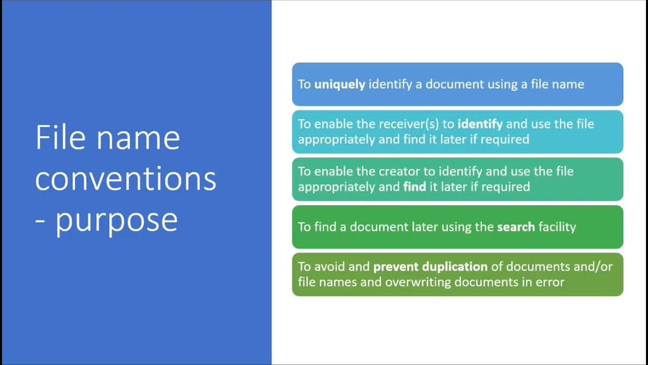 File management YouTube