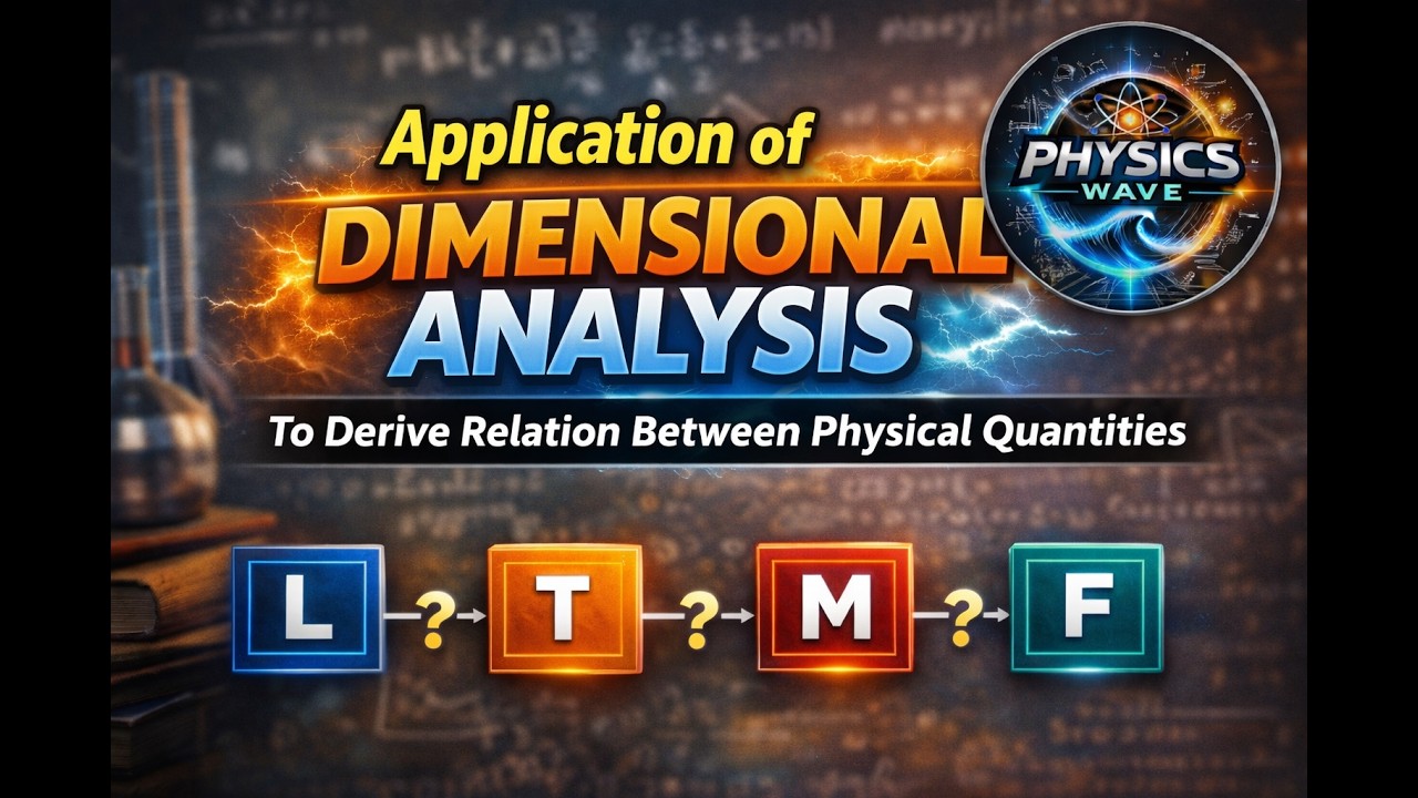 🚀 How to Derive Formula Using Dimensional Analysis (Step-by-Step) - YouTube