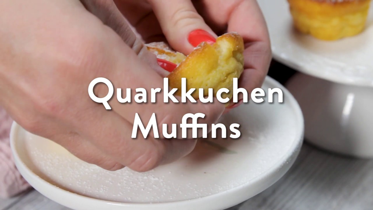 Quarkkuchen-Muffins - einfach selber machen - YouTube