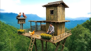 Build a Dream 2-Story Tree House in 20 Days Despite All the Difficulties!