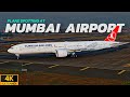 Mumbai Airport | Morning Plane Spotting 2025 | Turkish Airlines Boeing 777-300er Takeoff |