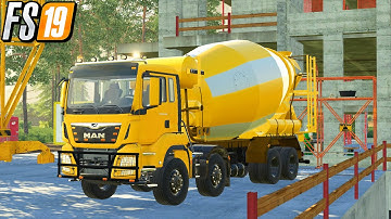 TP Map BIG ROAD Produce Concrete  Farming Simulator 2019