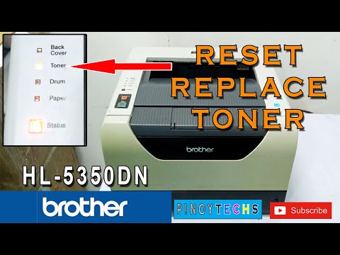 FIXED! RESET Replace Toner Error | Brother HL-5350DN