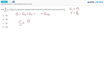 [Algebra] 11.3 Finite and Infinite Geometric series (11.Sequences and Series)