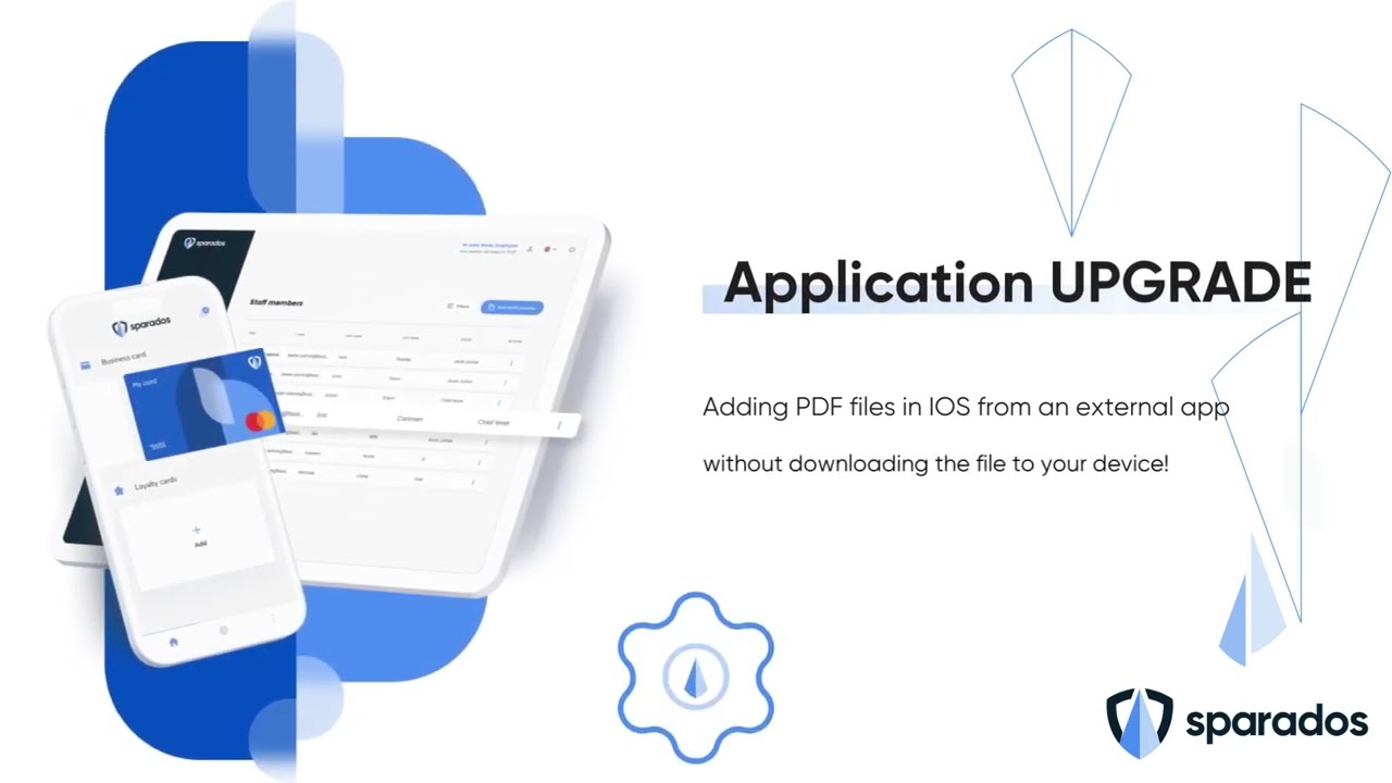 Sparados app UPGRADE - adding PDF files