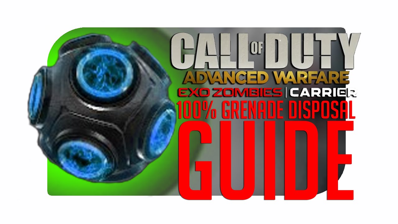 Exo Zombies Carrier 100 Correct Grenade Disposal "Plinko" Easter Egg