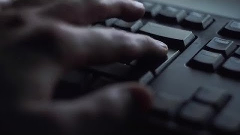 Pressing Enter Key Pack Stock Video