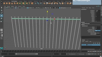How to create a Wick Basket in Maya