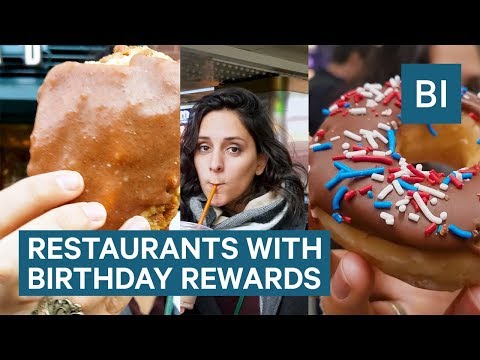 Where To Get Free Food For Your Birthday