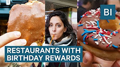Where To Get Free Food For Your Birthday