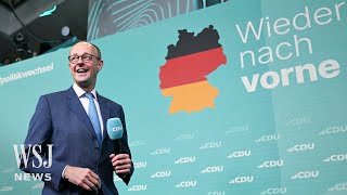 Conservative Friedrich Merz Is Poised to Win German Election | WSJ News