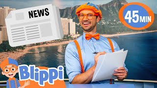 breaking news from blippi educational videos for kids