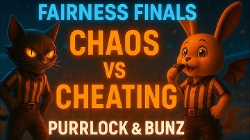⭐ Purrlock & Bunz: Fairness Finals – Chaos vs Cheating (4K Animated Short)