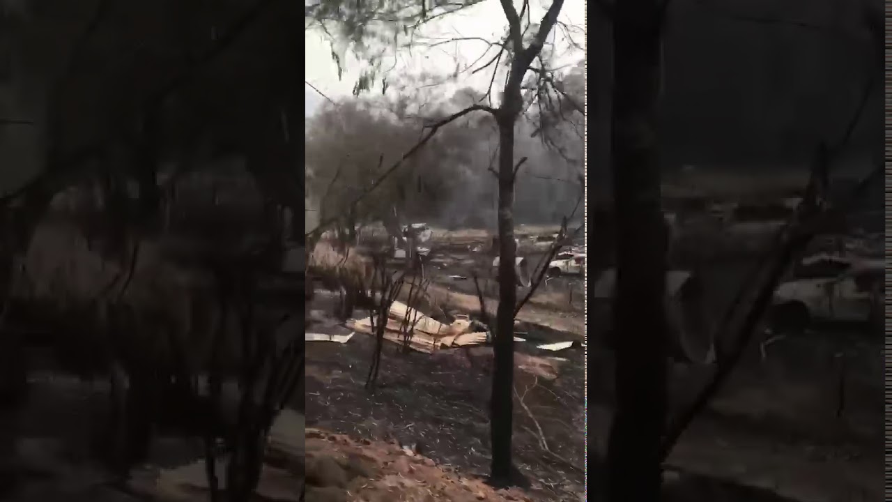 Bushfire devastation South coast of NSW, Australia