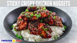 Sticky Crispy Chicken Nuggets Recipe