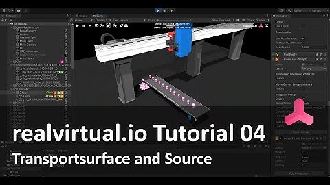 realvirtual.io Tutorial 04 - Conveyors and Sources for your Digital Twin