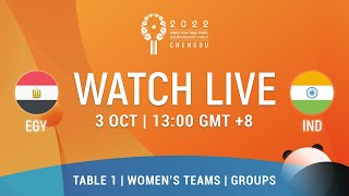 LIVE! | WT Groups S2 | 2022 World Team Championships Finals Chengdu