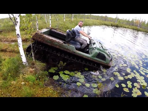 Видео: ТОПИМ вездеходы Тингер в озере...