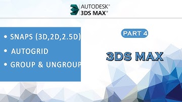 04-Snaps & Autogrid Options in 3ds max