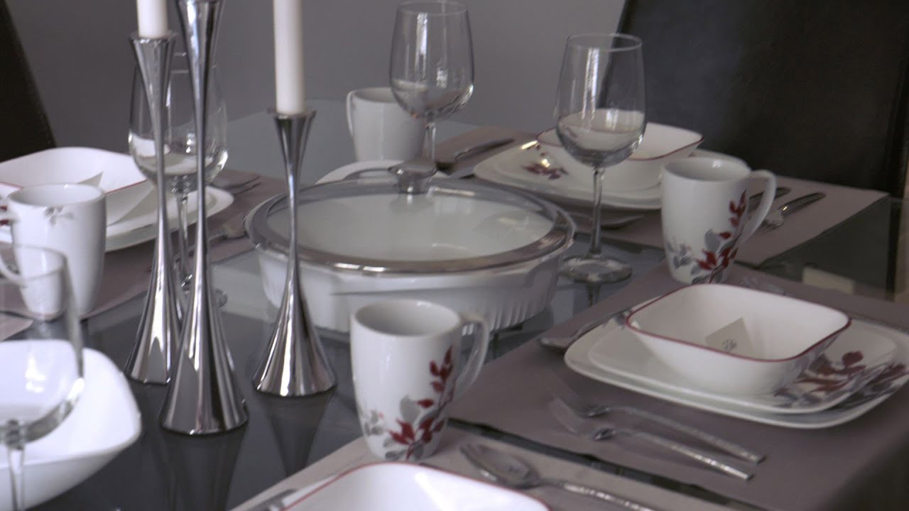 World Kitchen Provides Dinnerware For The Travis Family - YouTube