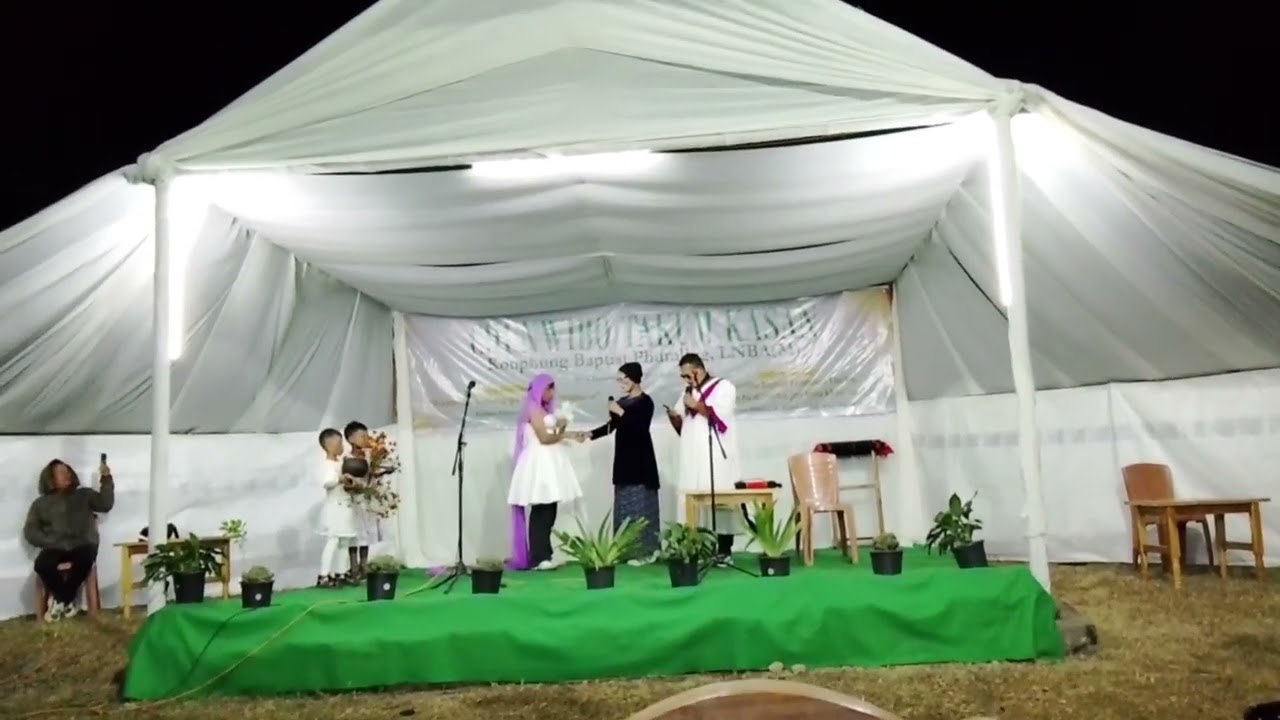 Youth performing christian marriage on new year ...😂😂