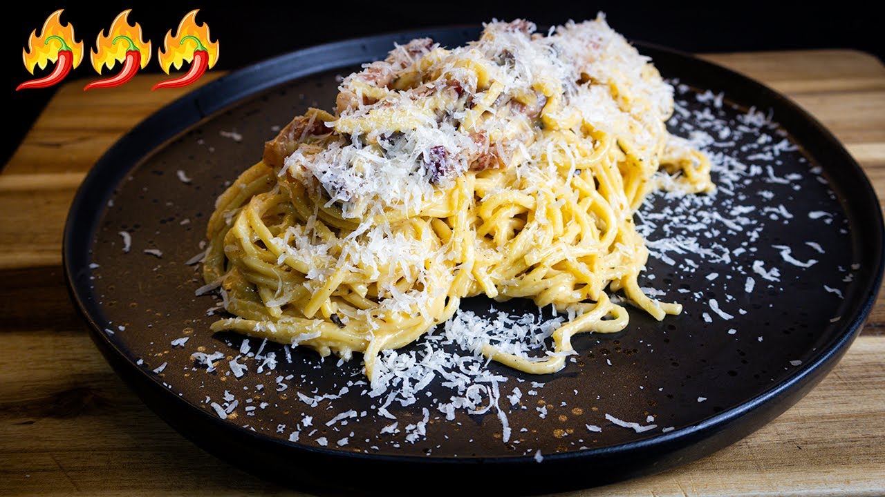 This Spicy Carbonara Will Change the Way You Eat Pasta! - YouTube