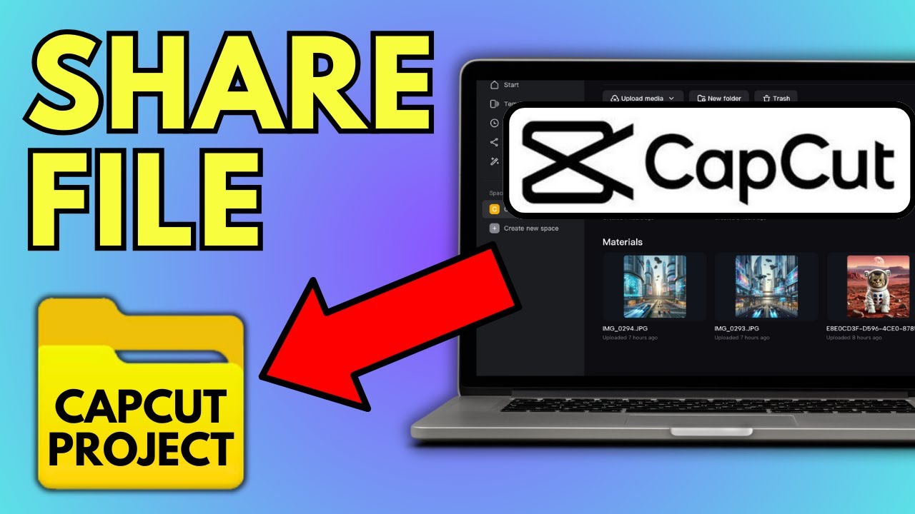 How To Share Project File In CapCut PC - YouTube