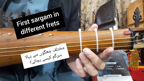 Lesson#98: First sargam in different frets.