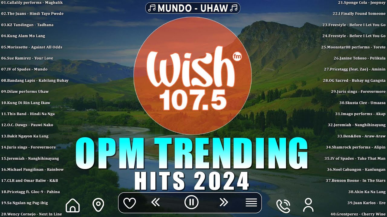 ⁣Mix of Wish 107.5's Best Songs 2020 To 2024 🎵 Uhaw, Mundo, Magbalik... 🎵 Live on Wish 107.5 Bus