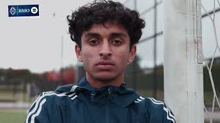 It Starts with a Goal presented by BMO | Whitecaps FC BMO MLS Academy midfielder Jeevan Badwal