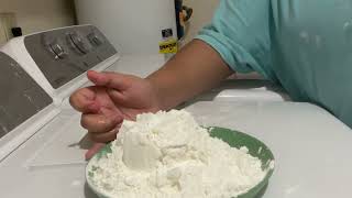 Opening an expired box & package of hill country fare corn starch 