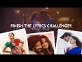 Finish the lyrics challengefamous songs bollywood
