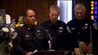 Thousands Honor Fallen Officer At Funeral