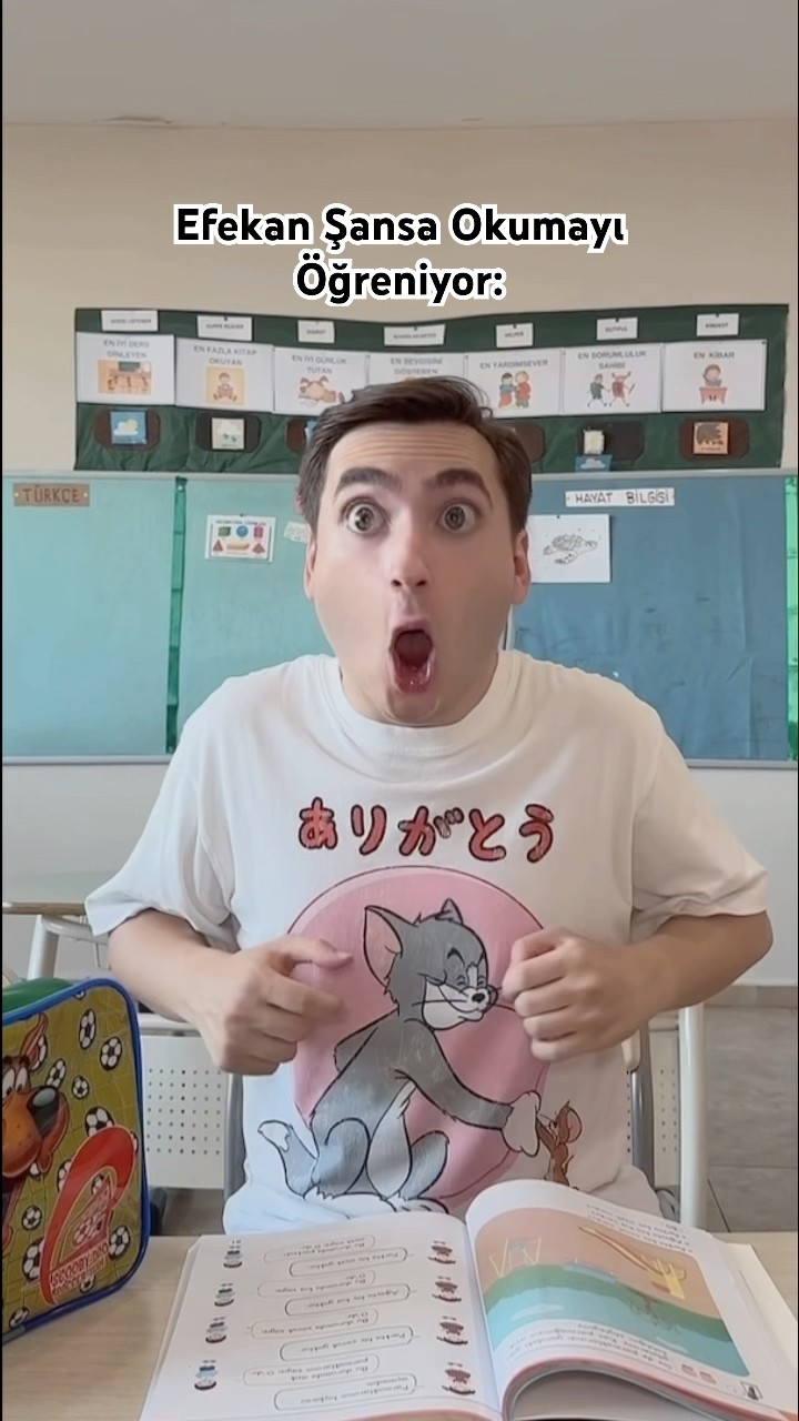 Efekan şansa okuma öğrenirse