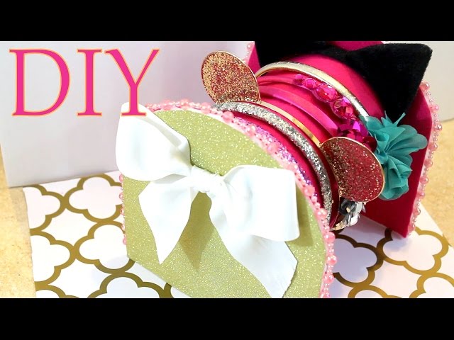 Como hacer organizador de diademas - Hair accessory organizer 