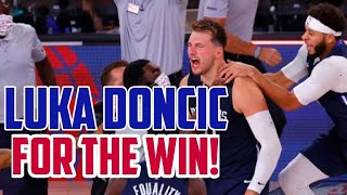 REACTIONS TO LUKA DONCIC GAME WINNER OVER THE CLIPPERS