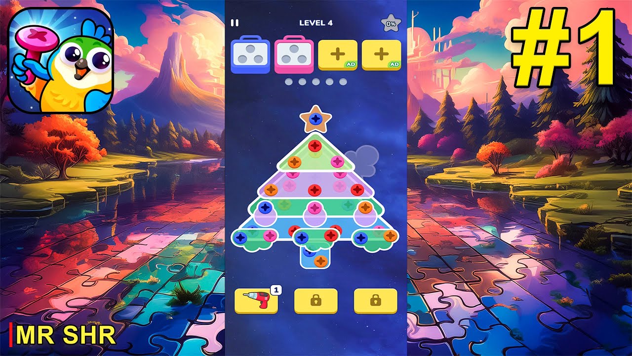Screw Master: Nuts Jam Puzzle (2024) Gameplay Part 1 - Level 1-5 (Mobile)