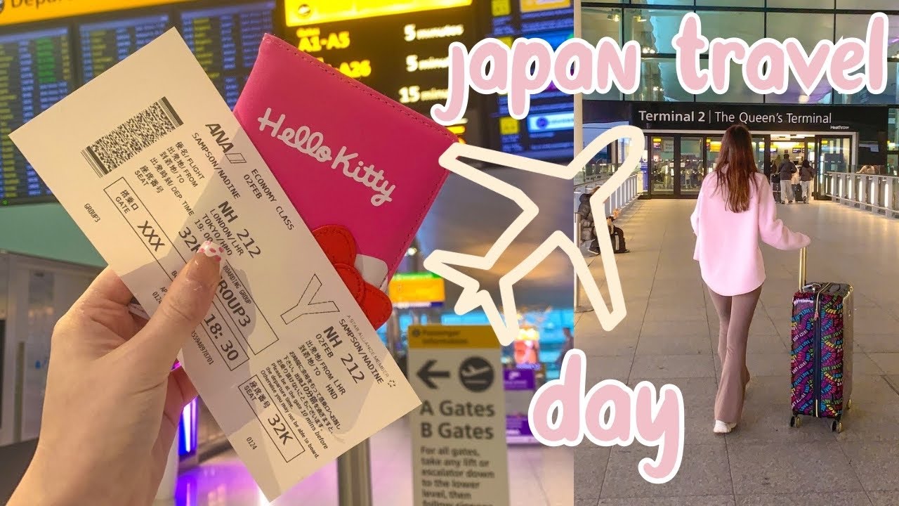 TRAVEL TO JAPAN WITH US🇯🇵✈️ | london heathrow - tokyo haneda