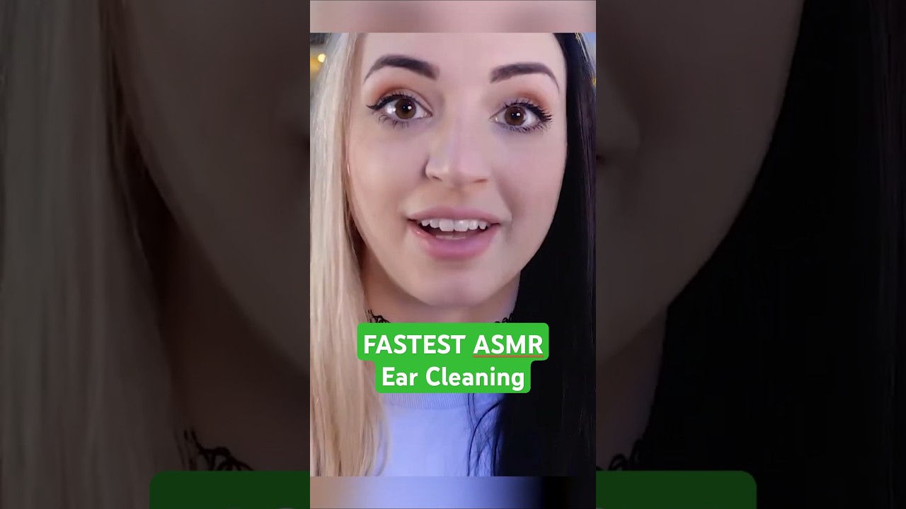 The FASTEST ASMR Ear Cleaning #asmr #shorts
