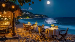 Seaside Jazz - Soft Jazz Music ♫ Jazz Instrumental Music With Ocean Waves For Happy and Peace Night