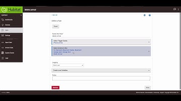 Hubitat Arrival Rule
