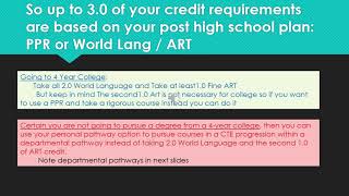BLHS 2020 sophomore registration video for course planning grades 11 12 day 2