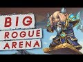 BIG ROGUE ARENA - Nobody Expects This Much Lategame | Rastakhan's Rumble | Hearthstone