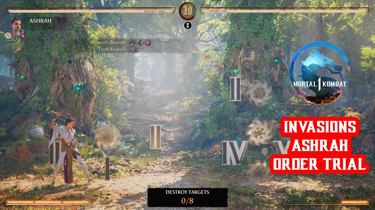 Mortal Kombat 1 - Invasions - Reptile Season - Living Forest MESA - ORDER TRIAL - ASHRAH